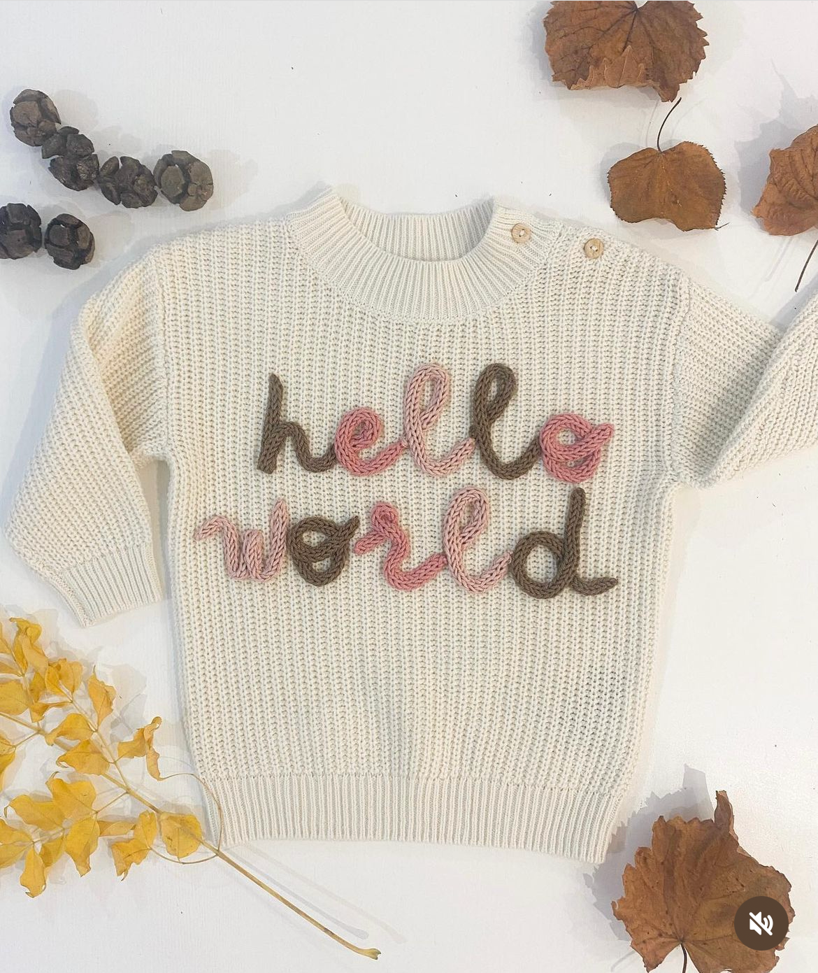 Maglione baby in cotone personalizzato