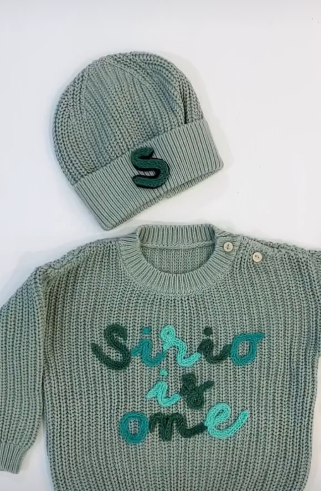 Maglione baby in cotone personalizzato