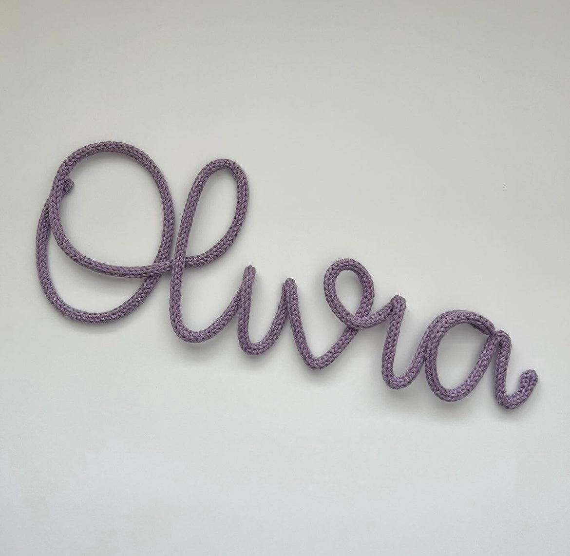 Scritte in Tricotin personalizzabili