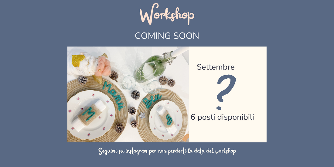 WORKSHOP Creazione tovaglietta personalizzata in paglia
